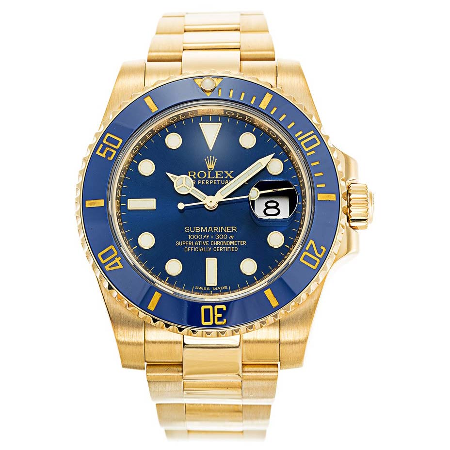 Rolex submariner esfera cheap azul